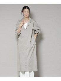 【SALE／50%OFF】テーラードカラーロングワンピース NANO universe ナノユニバース ワンピース・ドレス ワンピース グレー カーキグリーン ネイビー【RBA_E】【送料無料】[Rakuten Fashion]