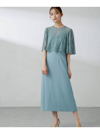 【SALE／50%OFF】troisiemechaco/パネルレース ダブルクロス 3WAYワンピース NANO universe ナノユニバース ワンピース・ドレス ワンピース グリーン ネイビー【RBA_E】【送料無料】[Rakuten Fashion]