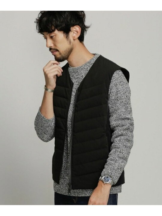 楽天市場 Sale Off 西川ダウン R Shield シェルダウンベスト Nano Universe ナノユニバース カットソー ノースリーブカットソー ブラック グレー Rba E 送料無料 Rakuten Fashion Nano Universe