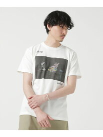 LB.03/KENICHI ASAI Let's study プリントT NANO universe ナノユニバース トップス カットソー・Tシャツ ブラック ブルー オレンジ【送料無料】[Rakuten Fashion]