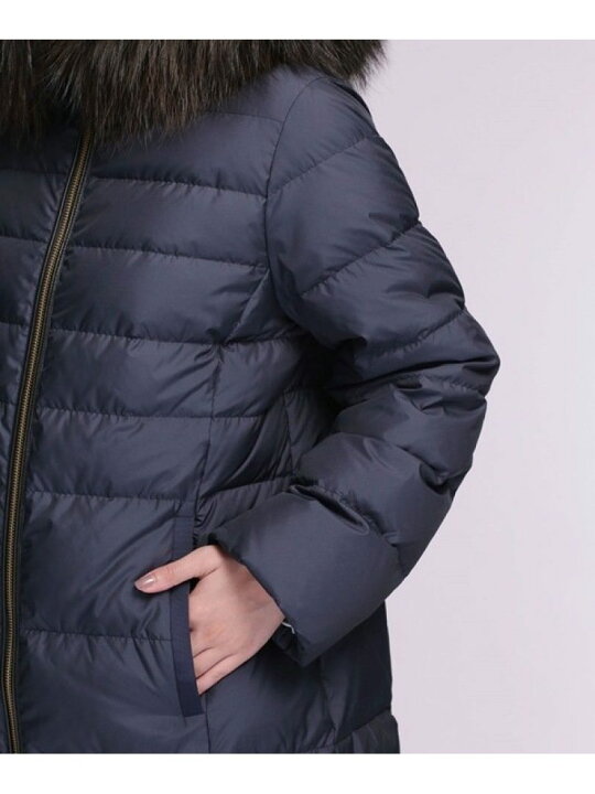 楽天市場】【SALE／20%OFF】西川ダウン/ラクーンファーロングダウン  