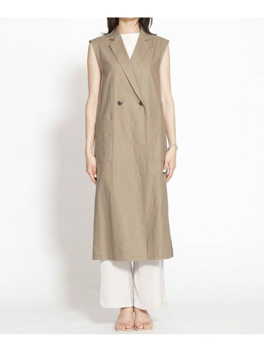 楽天市場 Sale 40 Off ヘンプジレワンピース ノースリーブ Nano Universe ナノユニバース ワンピース ワンピースその他 ホワイト ベージュ Rba E 送料無料 Rakuten Fashion Nano Universe