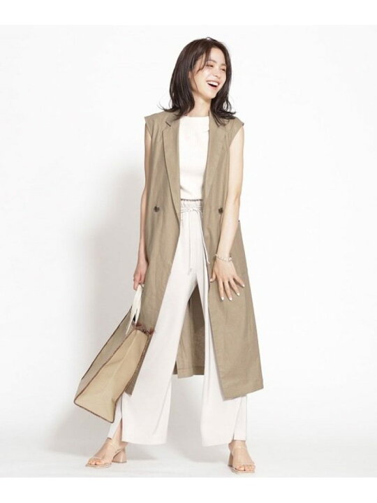 楽天市場 Sale 40 Off ヘンプジレワンピース ノースリーブ Nano Universe ナノユニバース ワンピース ワンピースその他 ホワイト ベージュ Rba E 送料無料 Rakuten Fashion Nano Universe