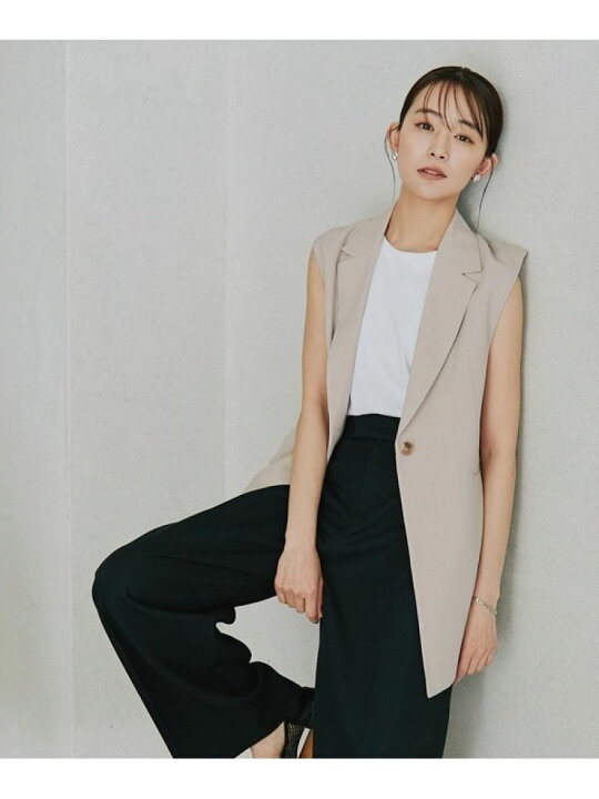 楽天市場】【SALE／20%OFF】LB.03/メランジドライ テーラードジレ 