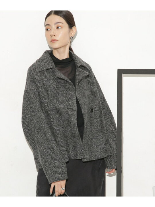楽天市場】【SALE／40%OFF】MAPELヘリンボーンスライバーショート丈 