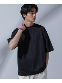 Anti Soaked(R)汗染み防止 クルーネックビッグT NANO universe ナノユニバース トップス カットソー・Tシャツ ブラック ホワイト ブルー【送料無料】[Rakuten Fashion]