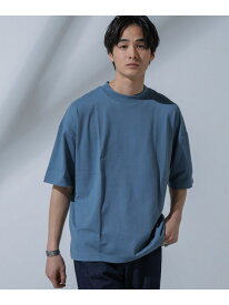 Anti Soaked(R)汗染み防止 クルーネックビッグT NANO universe ナノユニバース トップス カットソー・Tシャツ ブラック ホワイト ブルー【先行予約】*【送料無料】[Rakuten Fashion]