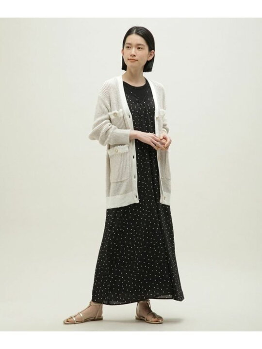 楽天市場】【SALE／40%OFF】LB.03/ツイード風ニットカーディガン NANO 