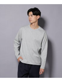 Anti Soaked(R)汗染み防止 クルーネックTシャツ 長袖 NANO universe ナノユニバース トップス カットソー・Tシャツ ホワイト ブラック ブラウン グレー【送料無料】[Rakuten Fashion]