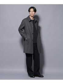 【SALE／10%OFF】ウール/Nメルトンステンカラーコート NANO universe ナノユニバース ジャケット・アウター その他のジャケット・アウター グレー ブラウン ブラック【RBA_E】【送料無料】[Rakuten Fashion]