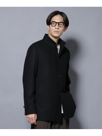 【SALE／20%OFF】ウール/Nメルトンスタンドカラーコート NANO universe ナノユニバース ジャケット・アウター その他のジャケット・アウター ブラック ネイビー グレー【RBA_E】【送料無料】[Rakuten Fashion]