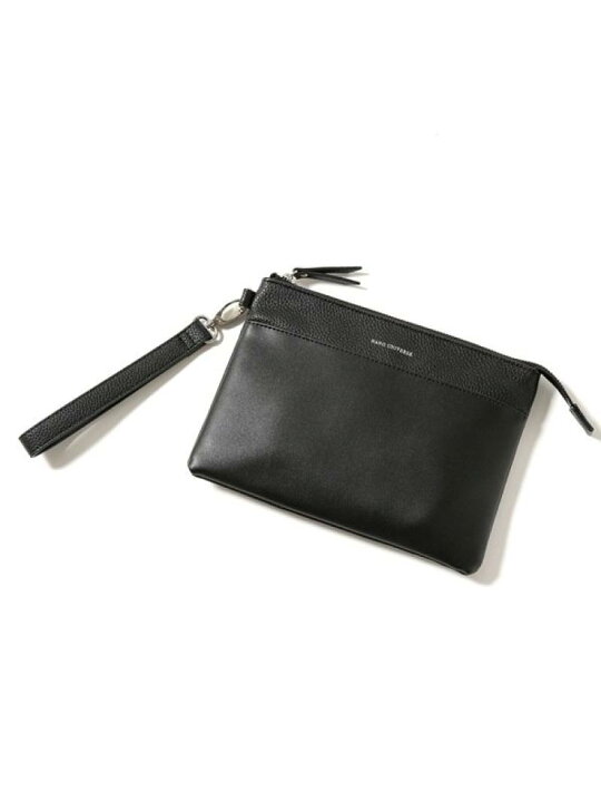 ナノ ユニバース クラッチバッグ ブラウン 日本産