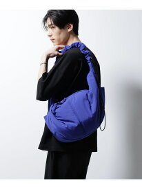 「NJ/CLUB」中綿ハーフムーンショルダーバッグ NANO universe ナノユニバース バッグ その他のバッグ ベージュ ブルー ブラック【送料無料】[Rakuten Fashion]