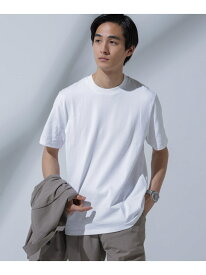 Anti Soaked(R)汗染み防止 クルーネックTシャツ NANO universe ナノユニバース トップス カットソー・Tシャツ ホワイト ブラック グレー ベージュ【送料無料】[Rakuten Fashion]