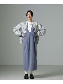 【SALE／65%OFF】マイクロコールナロージャンパースカート(セットアップ可) NANO universe ナノユニバース ワンピース・ドレス ワンピース グレー ブラック ホワイト【RBA_E】[Rakuten Fashion]