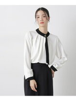 楽天市場】バイカラー（袖の長さノースリーブ）（シャツ・ブラウス 