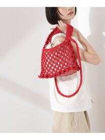 【SALE／10%OFF】マクラメ編みショルダーバッグ NANO universe ナノユニバース バッグ その他のバッグ レッド ブラック ホワイト ブラウン【RBA_E】【送料無料】[Rakuten Fashion]