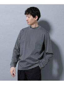 【SALE／20%OFF】アンチスメルモックネックTシャツ 長袖 NANO universe ナノユニバース トップス カットソー・Tシャツ ホワイト ブラウン グレー ブラック【RBA_E】【送料無料】[Rakuten Fashion]