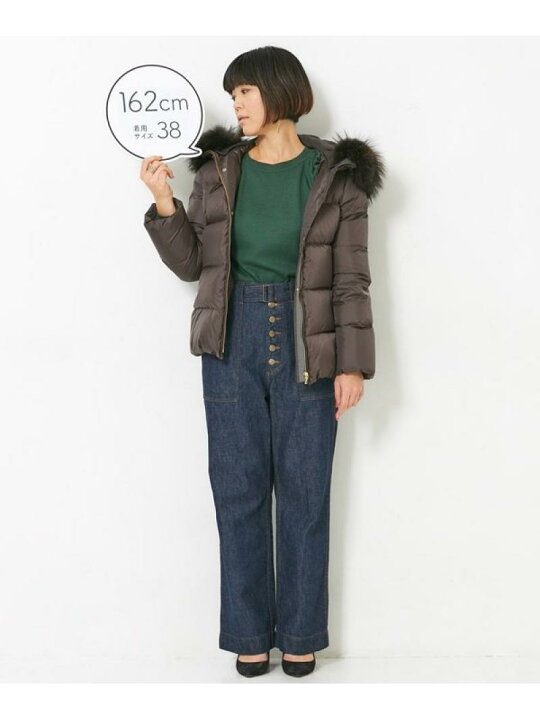 楽天市場】西川ダウン/フードショートダウン NANO universe ナノ  