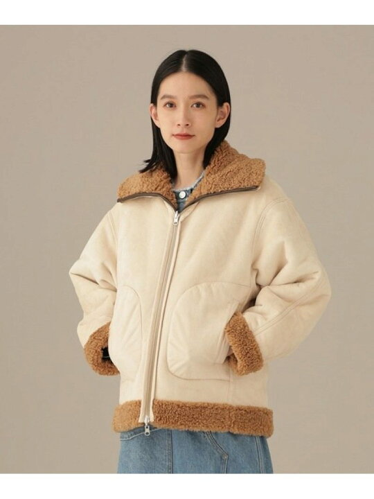 楽天市場】【SALE／60%OFF】LB.03/リバーシブルボアブルゾン NANO 