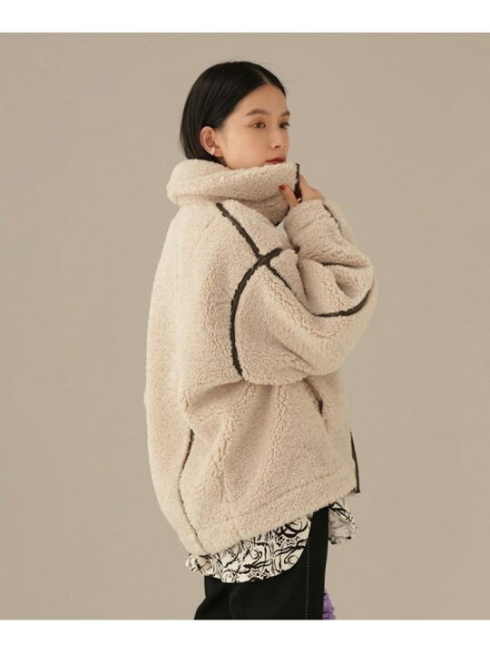 楽天市場】【SALE／60%OFF】LB.03/リバーシブルボアブルゾン NANO 