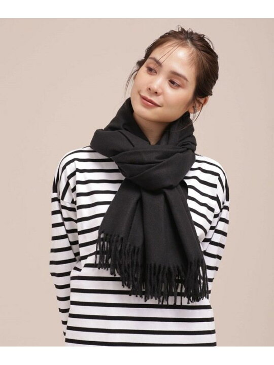 楽天市場 Web限定 スムースタッチストール Nano Universe ナノユニバース ファッショングッズ マフラー スヌード ブラック グレー ホワイト ブラウン イエロー パープル グリーン Rakuten Fashion Nano Universe