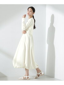 【SALE／60%OFF】バルーン2WAYコンビワンピース NANO universe ナノユニバース ワンピース・ドレス ワンピース ホワイト グレー ブラック【RBA_E】[Rakuten Fashion]