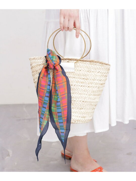 楽天市場 Sale 50 Off デジタルチェックプリントスカーフ Altea ナノユニバース ファッショングッズ マフラー スヌード オレンジ Rba E 送料無料 Rakuten Fashion Nano Universe