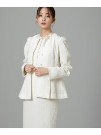 【SALE／30%OFF】troisiemechaco/パフィージャガード ブラウスジャケット(セットアップ可) NANO universe ナノユニバース ジャケット・アウター その他のジャケット・アウター ネイビー ホワイト【RBA_E】【送料無料】[Rakuten Fashion]