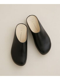 LEATHER MOC NANO universe ナノユニバース シューズ・靴 サンダル ブラック ベージュ【送料無料】[Rakuten Fashion]