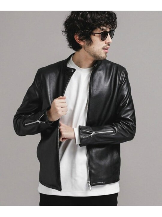 楽天市場】【SALE／30%OFF】WONDER LIGHT LEATHER シングルライダース 