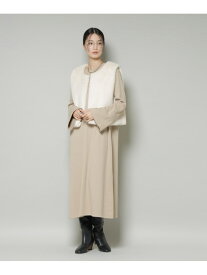 【SALE／30%OFF】ファーベスト×ワンピース アンサンブルセット NANO universe ナノユニバース ワンピース・ドレス ワンピース ブラウン ベージュ ブラック【RBA_E】【送料無料】[Rakuten Fashion]