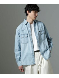 【SALE／40%OFF】Lee/別注 Lee DENIM WESTERN SHIRT NANO universe ナノユニバース トップス シャツ・ブラウス ネイビー ブルー【RBA_E】【送料無料】[Rakuten Fashion]