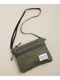 サコッシュバッグ NANO universe ナノユニバース バッグ その他のバッグ カーキグリーン ブラック【送料無料】[Rakuten Fashion]