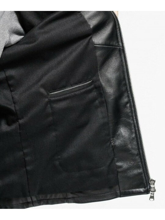 楽天市場】WONDER LIGHT LEATHER シングルライダース NANO universe 