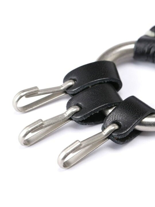 楽天市場 Sale 10 Off Round Carabiner Key Ring Hobo ナノユニバース 財布 小物 キーケース ブラック ブラウン Rba E 送料無料 Rakuten Fashion Nano Universe