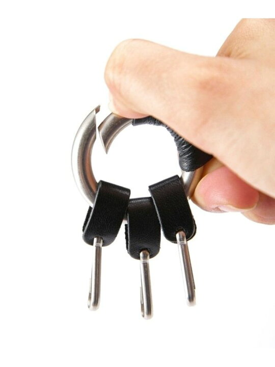 楽天市場 Sale 10 Off Round Carabiner Key Ring Hobo ナノユニバース 財布 小物 キーケース ブラック ブラウン Rba E 送料無料 Rakuten Fashion Nano Universe