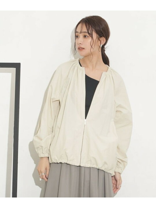 楽天市場】【SALE／40%OFF】撥水ギャザーブルゾン NANO universe ナノ 