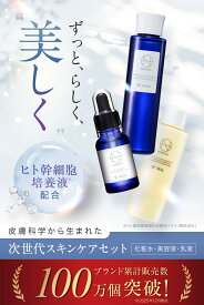 NANOA 基本のスキンケアセット ( 化粧水 / 美容液 / 乳液 ) 保湿 ヒト幹細胞 エクソソーム EGF FGF プラセンタ ヒアルロン酸 スキンケア セラミド ビタミンC プラセンタ 乾燥 うるおい 30代 40代 50代