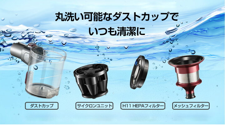 楽天市場】【2年保証】掃除機 コードレス コードレス掃除機 サイクロン 