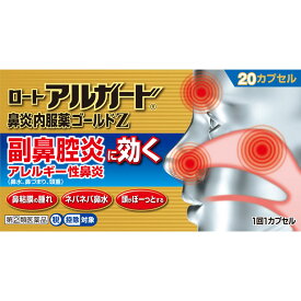 【P5倍】★【メール便指定可能】【第(2)類医薬品】ロートアルガード鼻炎内服薬ゴールドZ20カプセル《セルフメディケーション税制対象商品》※お一人様1点まで【お買い得商品】