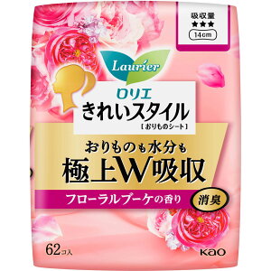 ◇ロリエ きれいスタイル 極上W吸収 フローラルブーケの香り 62個