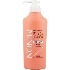 【P5倍】ミノン薬用コンディショナー 450mL　／敏感肌 乾燥肌 アミノ酸系ヘアケア