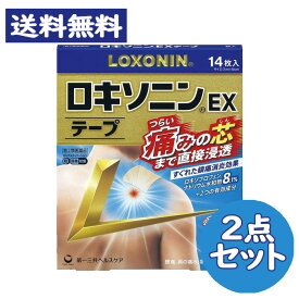 【第2類医薬品】ロキソニンEXテープ (14枚入) 2点セット　シップ 湿布【第一三共ヘルスケア】