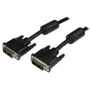 StarTech.com DVI-D�P�[�u��/5m/�V���O�������N/1920x1200/�I�X�E�I�X/BK(DVIDSMM5M) �ڈ��݌�=��