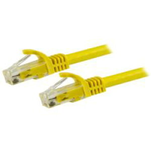 StarTech�Dcom �J�e�S��6(CAT6)LAN�P�[�u��/1.5m/�C�G���[/�c���܂�h�~�@�\(N6PATC150CMYL) �ڈ��݌�=��