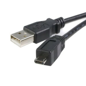 StarTech�Dcom USB�P�[�u��/A - Micro-B/2m/USB 2.0/�I�X�E�I�X/�u���b�N(UUSBHAUB3M) �ڈ��݌�=��