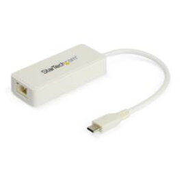 StarTech．com LANアダプター/USB-C/1x RJ45/10/100/1000 Mbps/ホワイト(US1GC301AUW) 目安在庫=△