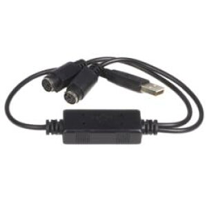 StarTech.com PS/2ϊA_v^[/PS/2L[{[h&}EXΉ/USB-A - PS/2(USBPS2PC) ڈ݌=