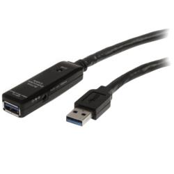 StarTech.com USBケーブル/A-A/3m/USB 3.0/アクティブ延長/オス・メス/BK(USB3AAEXT3M) 目安在庫=○